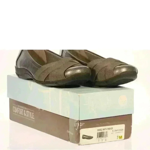 Life Stride Women's Daisie Pewter Flat Slip On Loafer Shoes NIB - Picture 6 of 7